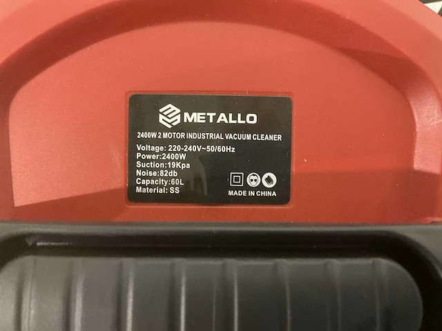 2025 metallo meta-vc2400w bouw stofzuiger - afbeelding 2 van  16