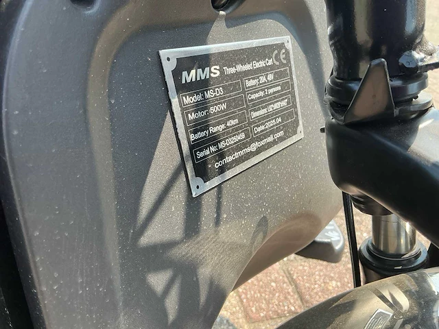 2025 mms ms -d3 e-scooter - afbeelding 10 van  18