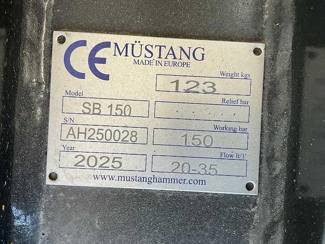 2025 müstang sb150 sloophamer - afbeelding 7 van  7