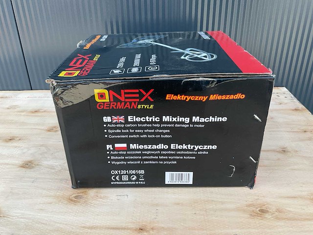 2025 onex german style ox-1201 2800w betonmixer - afbeelding 2 van  2