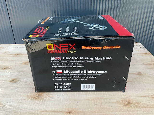 2025 onex german style ox-1201 2800w betonmixer - afbeelding 2 van  2