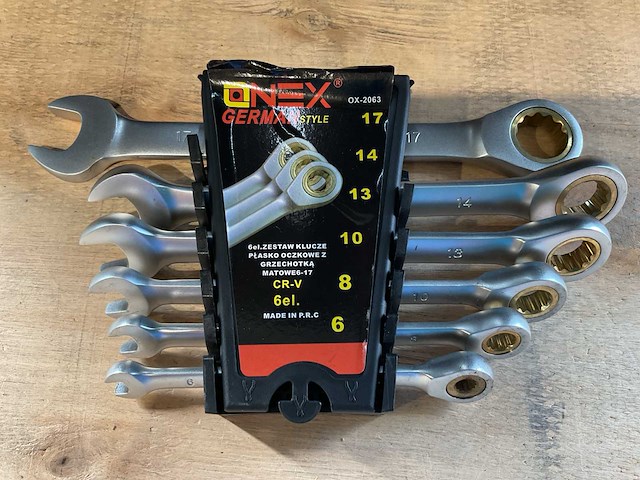 2025 onex german style ox-2063 steek- en ringsleutel - afbeelding 1 van  2