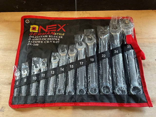 2025 onex german style ox-240 steek- en ringsleutel - afbeelding 1 van  4