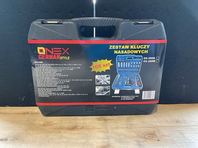 2025 onex german style ox-250 108 delig doppenset - afbeelding 1 van  5
