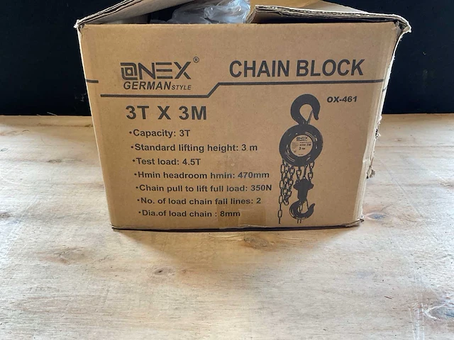 2025 onex german style ox-461 kettinglier - afbeelding 2 van  4