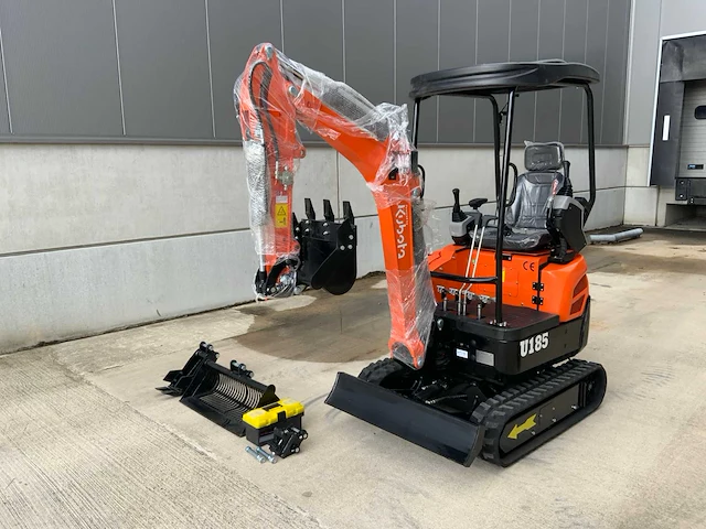 2025 powered by kubota u185 - minigraafmachine - afbeelding 1 van  59