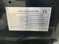 2025 powered by kubota u185 - minigraafmachine - afbeelding 55 van  59