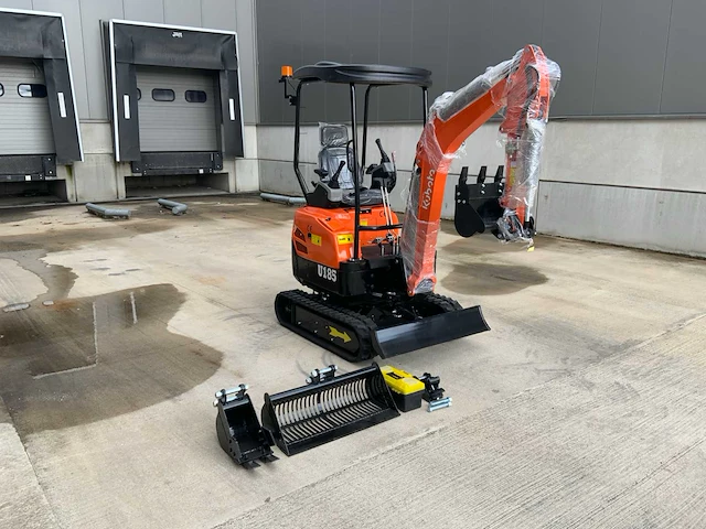 2025 powered by kubota u185 - minigraafmachine - afbeelding 45 van  59