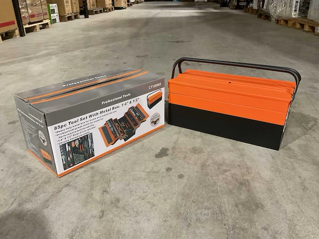 2025 professional tools ct128502 gereedschapkist - afbeelding 1 van  9