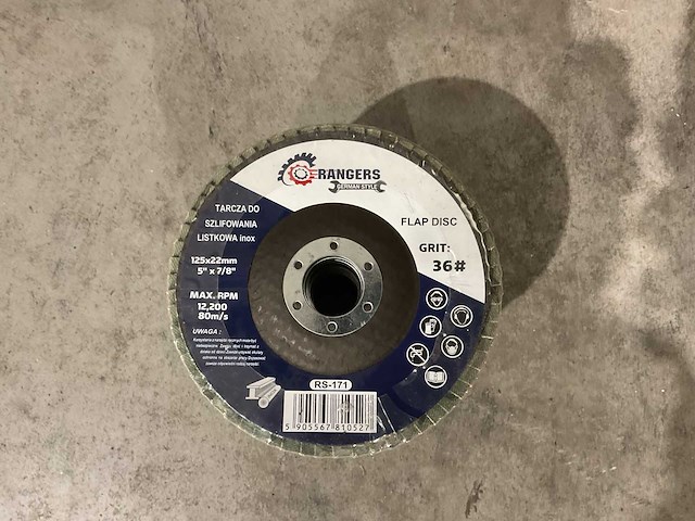 2025 rangers grit 36 rs-171 slijpschijf - afbeelding 6 van  7
