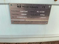 2025 rc rc-g150 golf cart - afbeelding 3 van  11