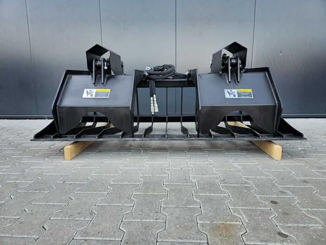 2025 rhino-cross 72 inch rock grapple bucket ten behoeve van schranklader - afbeelding 4 van  11