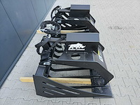 2025 rhino-cross 72 inch rock grapple bucket ten behoeve van schranklader - afbeelding 6 van  11