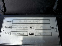 2025 rhino-cross backhoe arm graaf arm ten behoeve van schranklader - afbeelding 8 van  9