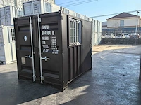 2025 rhino-cross-containers 12ft met deur en raam zeecontainer - afbeelding 2 van  9