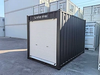 2025 rhino-cross-containers 12ft met roldeur zeecontainer - afbeelding 1 van  7