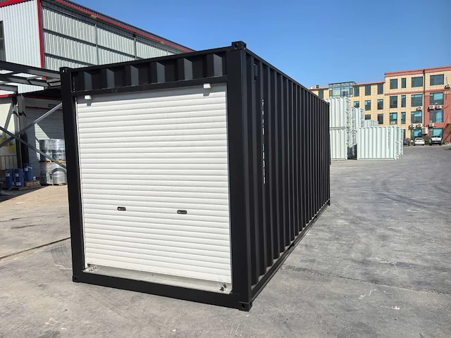 2025 rhino-cross-containers 20ft met roldeur zeecontainer - afbeelding 1 van  9