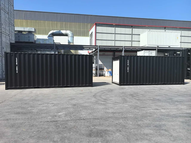 2025 rhino-cross-containers 20ft met roldeur zeecontainer - afbeelding 7 van  9