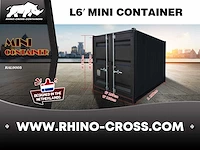 2025 rhino-cross-containers 6ft zeecontainer - afbeelding 6 van  7