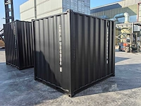 2025 rhino-cross-containers 9ft zwart zeecontainer - afbeelding 1 van  9