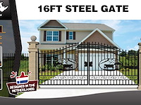 2025 rhino-cross-gates 496 cm koe stijl toegangspoort - afbeelding 2 van  4