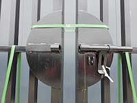 2025 rhino-cross-gates 600 cm met zijpilaren toegangspoort - afbeelding 2 van  10