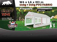 2025 rhino-cross-party tent pt0406fe 4x6x2.9m partytent - afbeelding 9 van  17