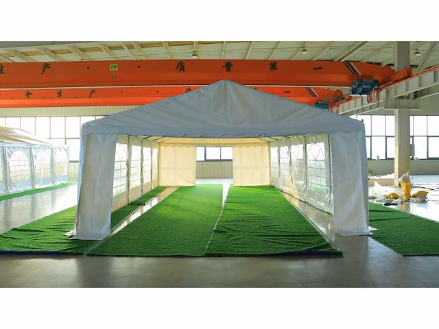 2025 rhino-cross-party tent pt0510fe 5x10x2.9 partytent - afbeelding 7 van  14