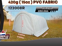 2025 rhino-cross-shelter 122008r - 6,1x3,66x2,44 m opslagtent / opslagshelter - afbeelding 2 van  9