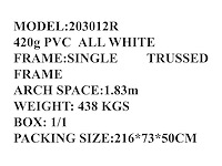 2025 rhino-cross-shelter 203012r - 9,15x6,1x3,66 m opslagtent / opslagshelter - afbeelding 8 van  9