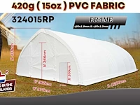 2025 rhino-cross-shelter 324015rp - 12x9,76x4,58 m opslagtent / opslagshelter - afbeelding 1 van  3