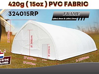 2025 rhino-cross-shelter 324015rp - 12x9,76x4,58 m opslagtent / opslagshelter - afbeelding 4 van  11