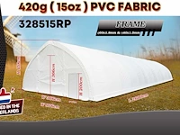2025 rhino-cross-shelter 328515rp - 26x9,76x4,58 m opslagtent / opslagshelter - afbeelding 1 van  3