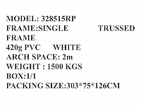 2025 rhino-cross-shelter 328515rp - 26x9,76x4,58 m opslagtent / opslagshelter - afbeelding 2 van  3