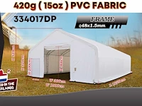 2025 rhino-cross-shelter 334017dp - 12,2x10x5,2 m opslagtent / opslagshelter - afbeelding 1 van  3