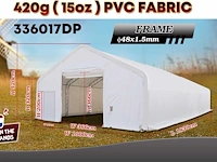 2025 rhino-cross-shelter 336017dp - 18,3x10x5,2 m opslagtent / opslagshelter - afbeelding 1 van  3