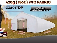 2025 rhino-cross-shelter 338017dp - 24,4x10x5,2 m opslagtent / opslagshelter - afbeelding 1 van  3