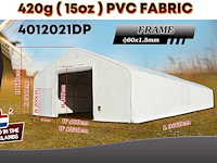 2025 rhino-cross-shelter 4012021dp 36,6x12,2x6,4 m opslagtent / opslagshelter - afbeelding 2 van  7