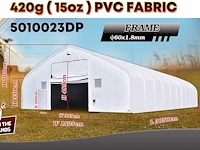 2025 rhino-cross-shelter 5010023dp 30,5x15,25x7,015 m opslagtent / opslagshelter - afbeelding 2 van  7