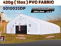 2025 rhino-cross-shelter 5010023dp 30,5x15,25x7,015 m opslagtent / opslagshelter - afbeelding 2 van  7