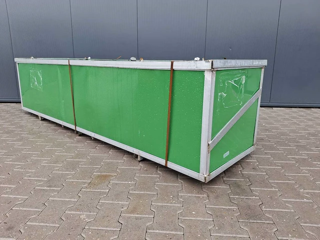 2025 rhino-cross-shelter c2040 - 12x6x2 m opslagtent / opslagshelter tussen 2 containers - afbeelding 3 van  3