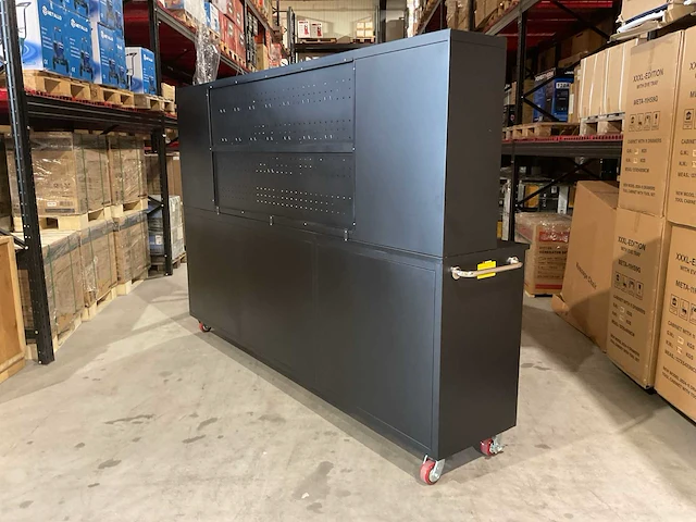 2025 rhino-cross-tools h10ft-30d-2 01b zwart/rvs gereedschapkast - afbeelding 12 van  18