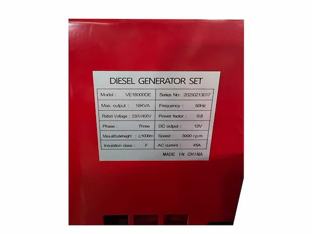 2025 rhino-cross ve18000de stroomgenerator - afbeelding 3 van  11