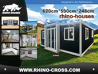 2025 rhino houses 36,5 m2 2 slaapkamers, badkamer en keuken mobiele woonunit / tiny house - afbeelding 12 van  26