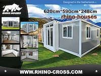 2025 rhino houses 36,5 m2 2 slaapkamers, badkamer en keuken mobiele woonunit / tiny house - afbeelding 12 van  25