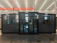 2025 rhino houses 36,5 m2 zwart 2 slaapkamers, badkamer en keuken mobiele woonunit / tiny house - afbeelding 23 van  29