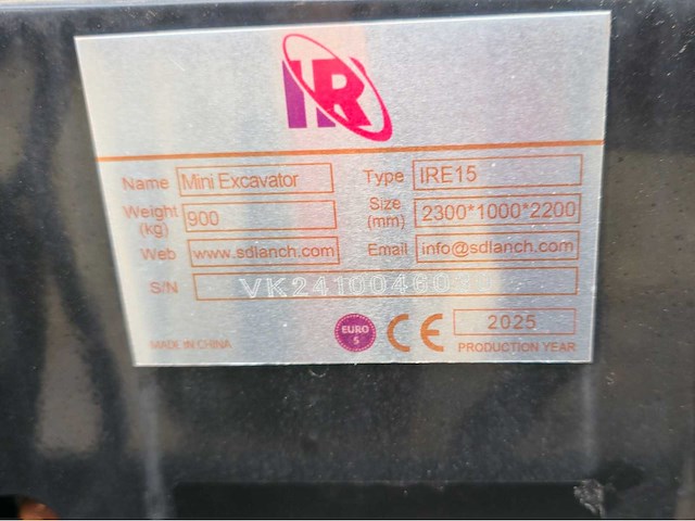 2025 sdlanch ire15 minigraafmachine - afbeelding 9 van  18