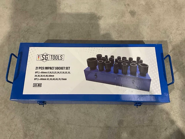 2025 sg tools 21 pcs impact socket set krachtdoppenset - afbeelding 9 van  11