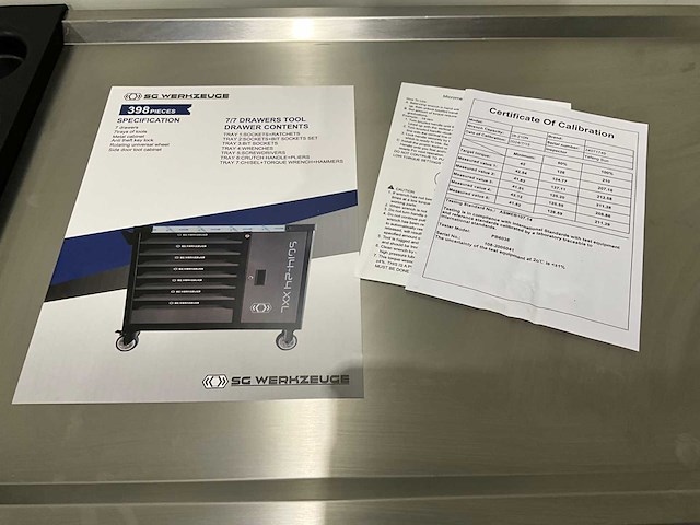 2025 sg werkzeuge rood gereedschapswagen - afbeelding 13 van  21