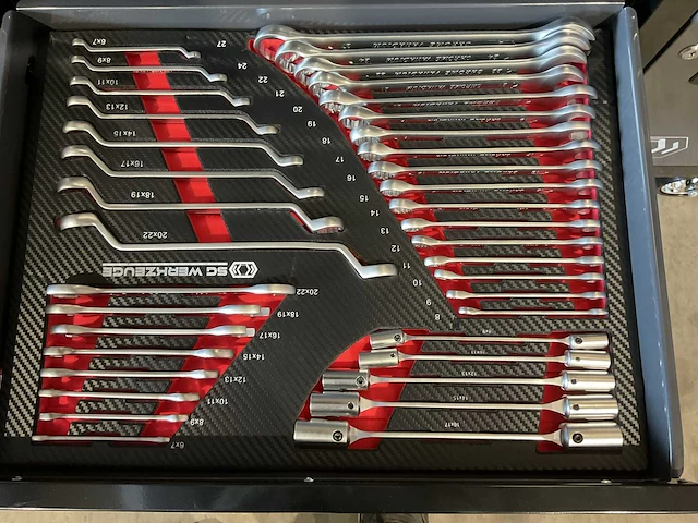 2025 sg werkzeuge sg14-24 xxl gereedschapswagen gevuld - afbeelding 7 van  20